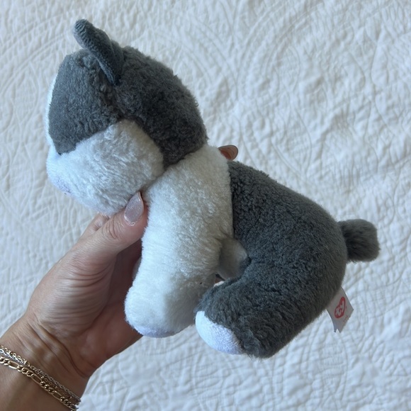 GIFTED Lot Ty Beanies Babies YANG Plush 6" Kitty Cat Kitten Stuffed Animal Gray - Picture 4 of 14